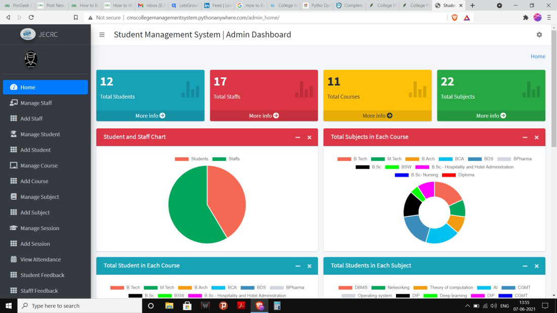 College Management System